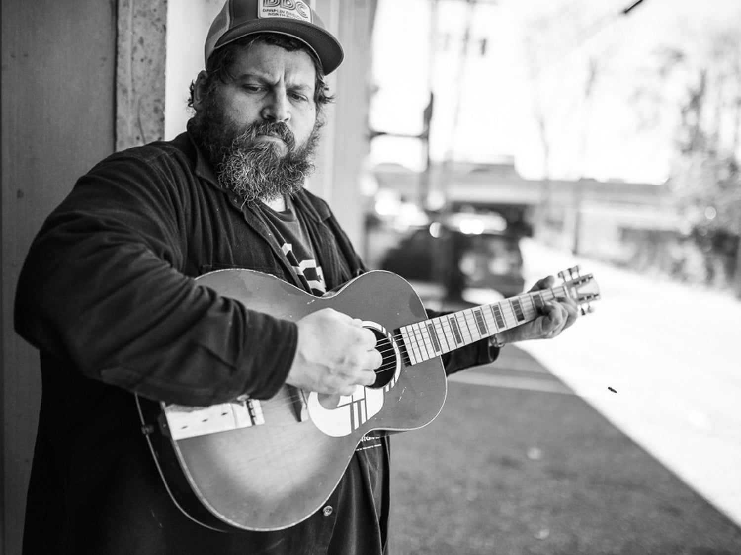 aaron draplin playing guitar