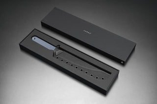 The Humboldt fillet knife in its box.