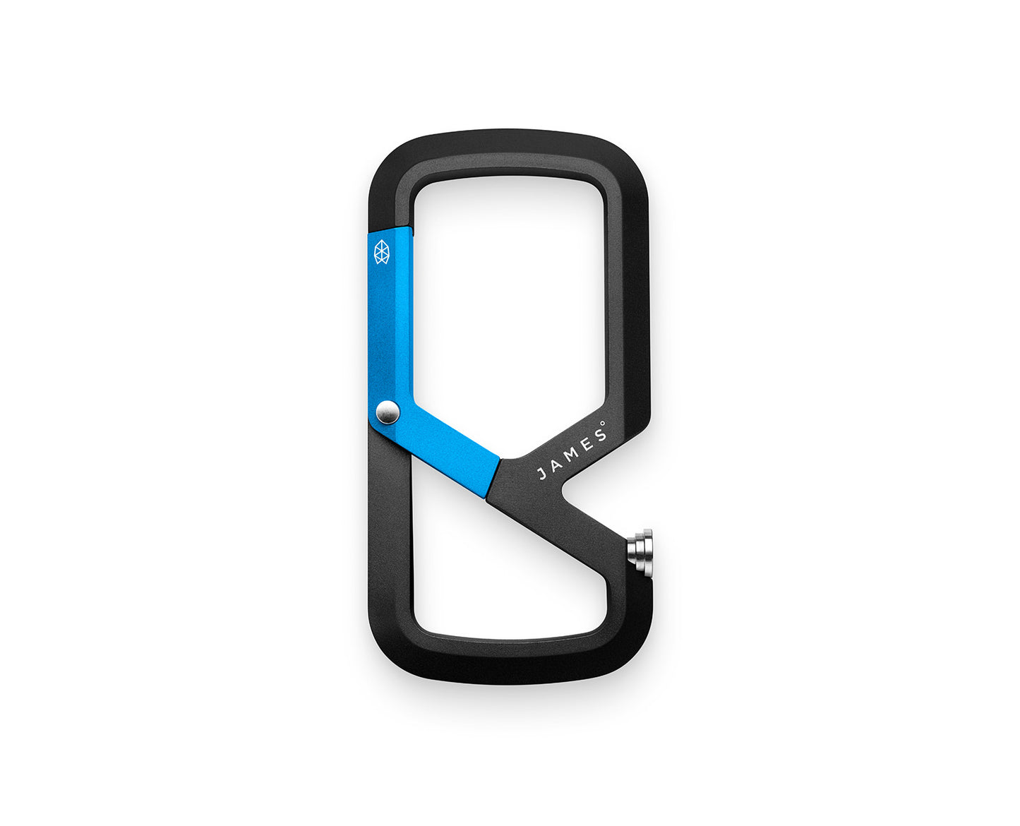 The Mehlville EDC keychain carabiner in the Alpine F1 colorway.