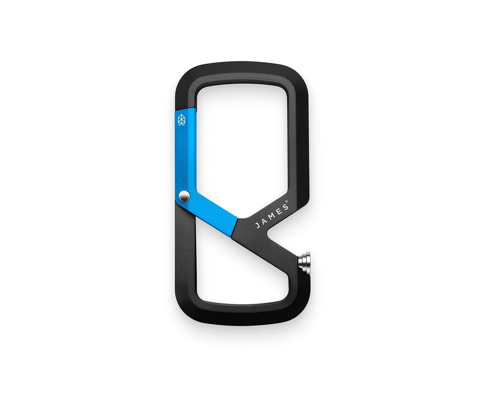 The Mehlville EDC keychain carabiner in the Alpine F1 colorway.