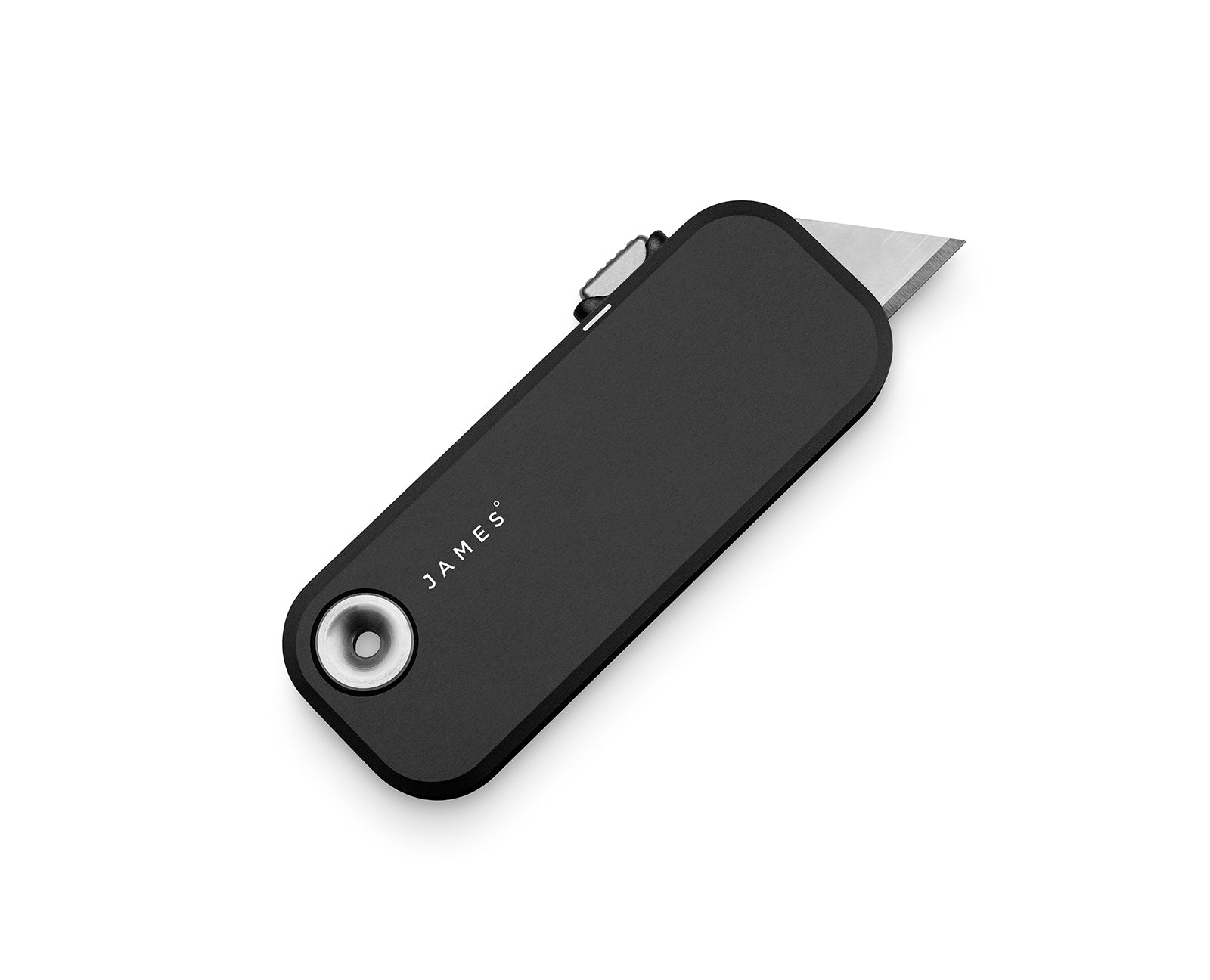 The Palmer utility box cutter knife with black colored case.