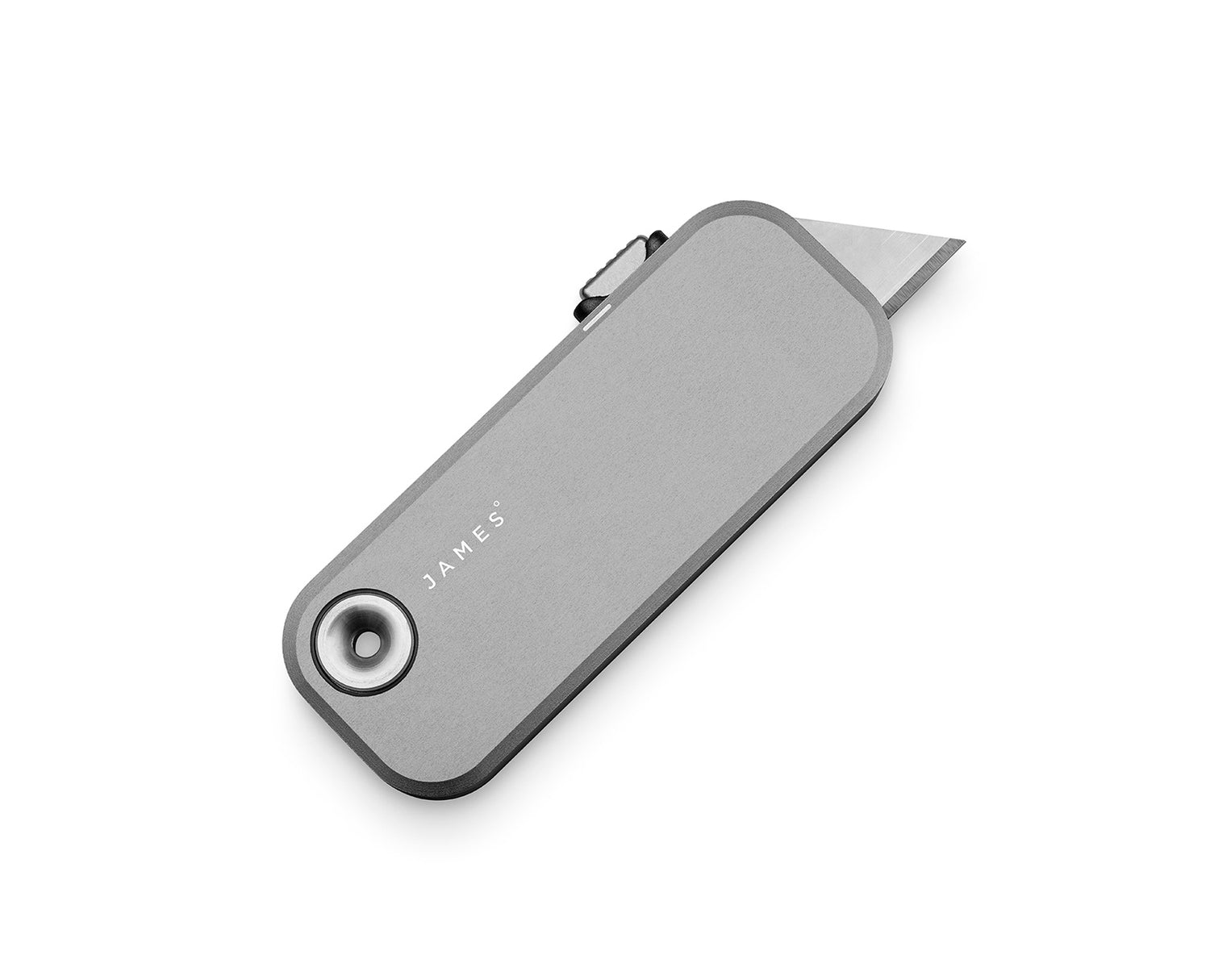 The Palmer utility box cutter knife with gray colored case.