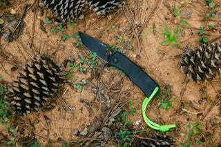 folsom black knife laydown pinecones