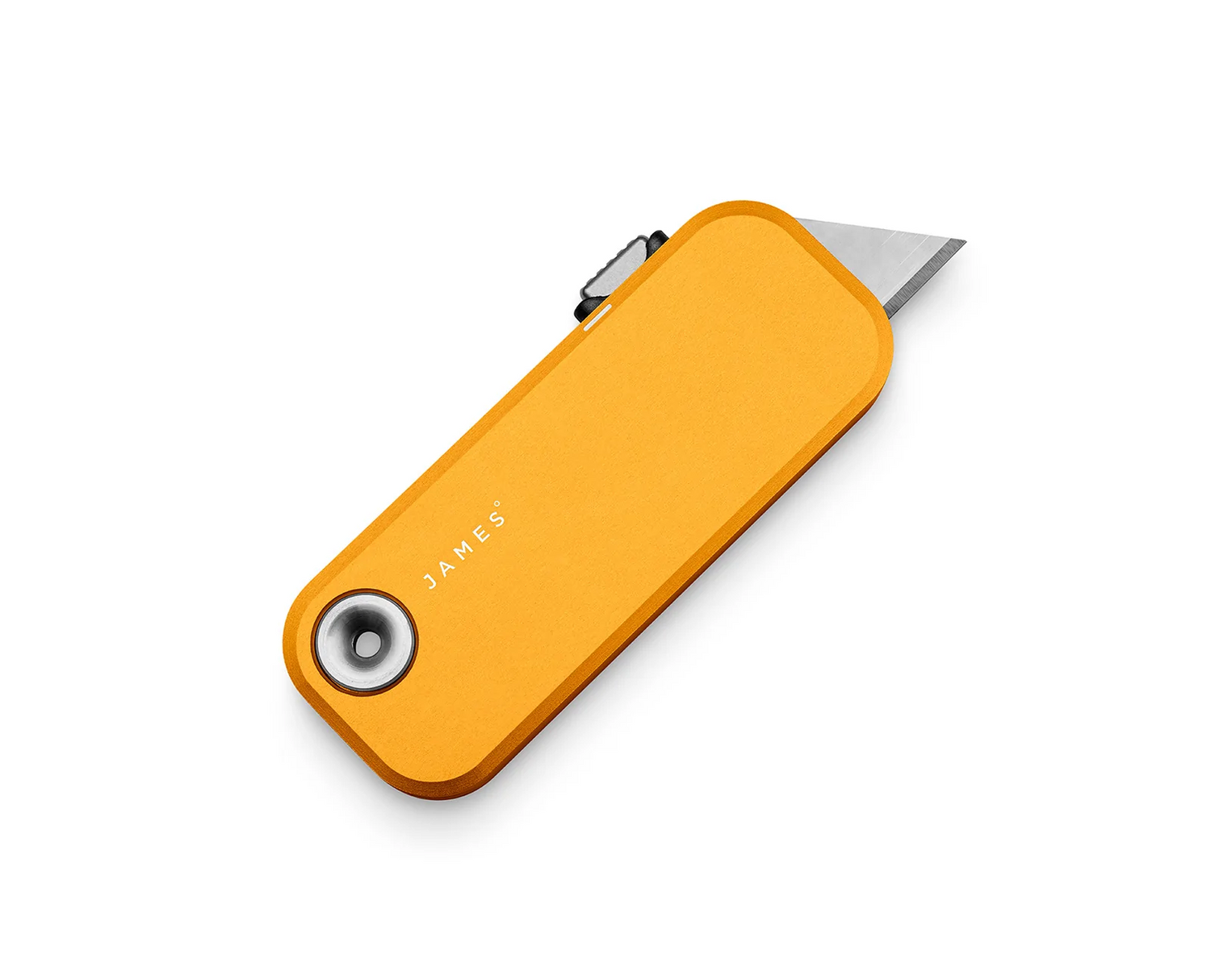 The Palmer utility box cutter knife in canary yellow.