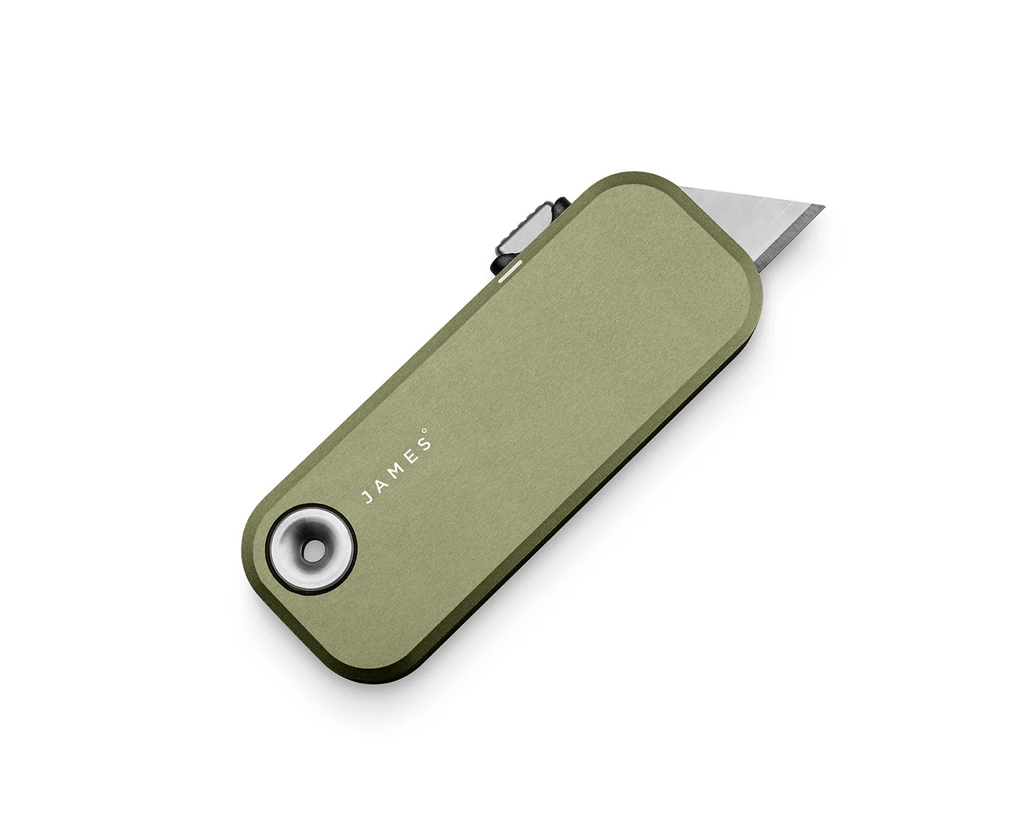 The Palmer utility box cutter knife in OD green.