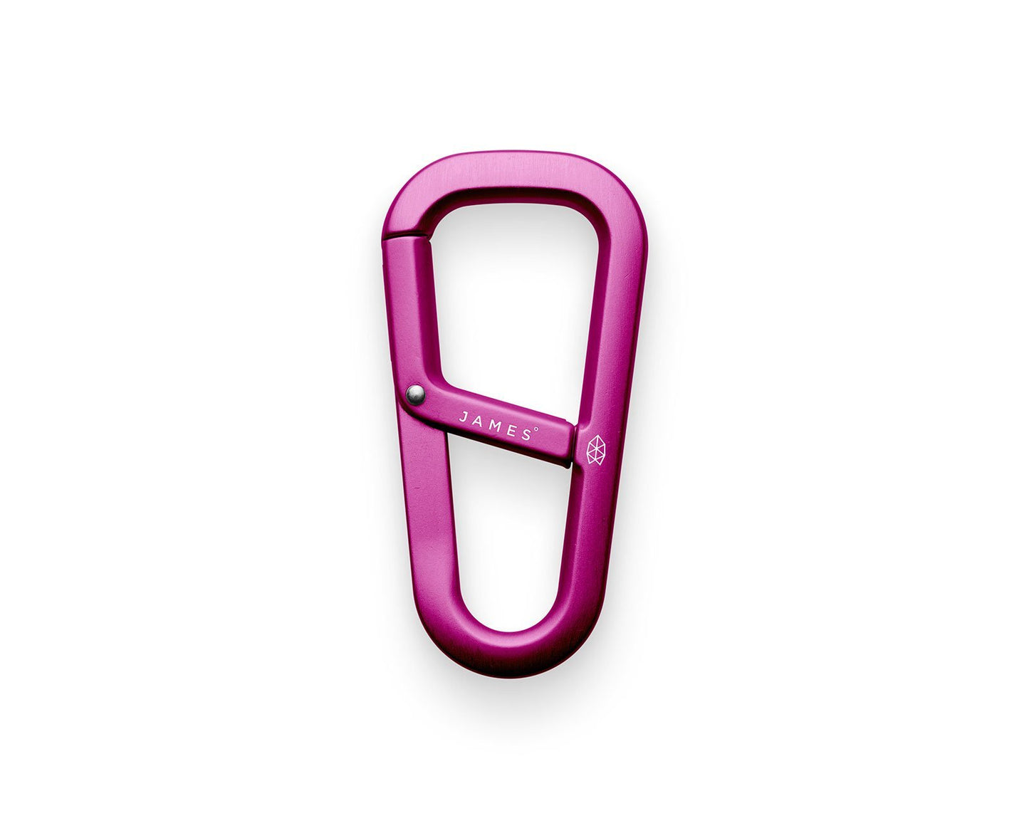 The Hardin EDC keychain carabiner in purple.
