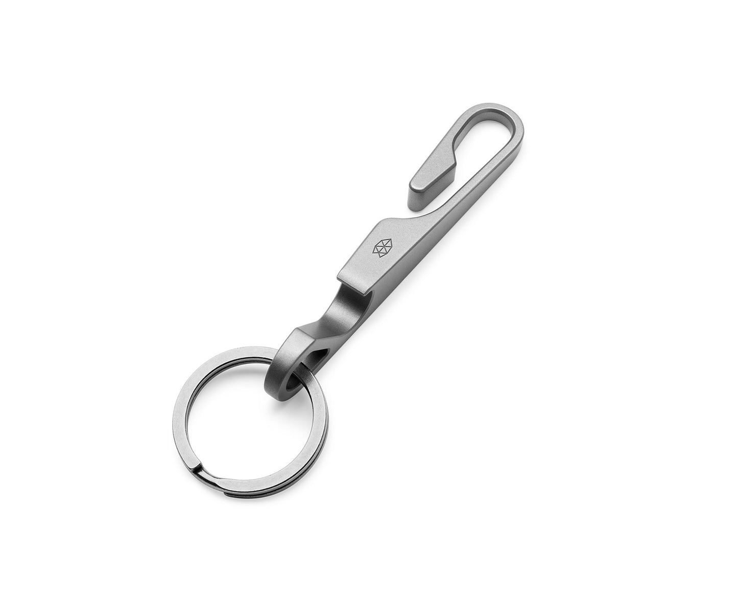 The Midland keychain in titanium