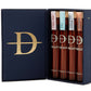 An open 4 pack of Danson flavored toothpicks displaying all the flavors.
