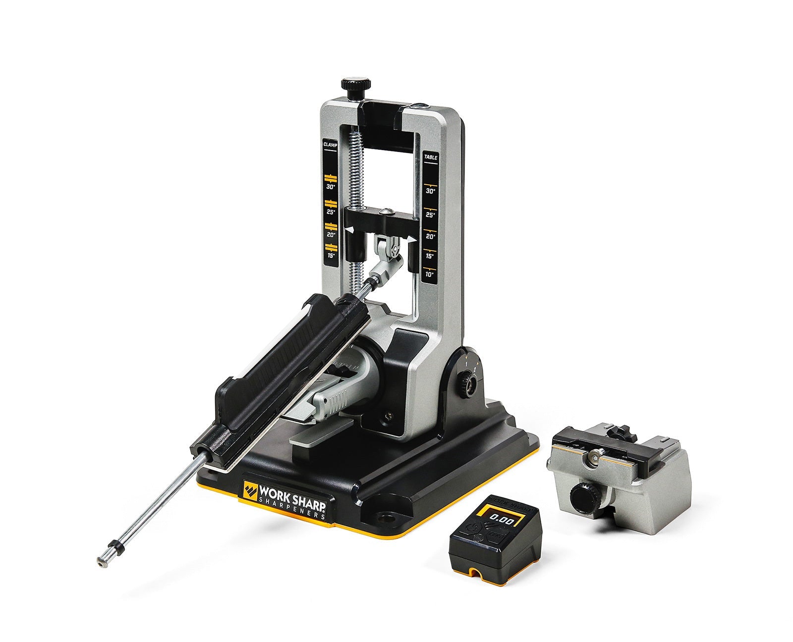 The Work Sharp Precision Pro knife sharpener.