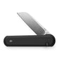 The made in the USA Wells EDC folding pocket knife with a Magnacut blade in black and stainless.