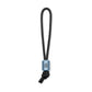 The Alder bead and lanyard in sea wave blue.
