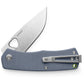 The Folsom liner lock pocket knife in tidal blue and stonewash.
