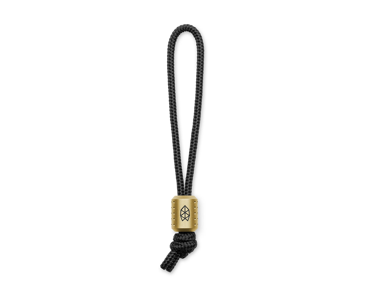 The Alder beard and lanyard in gold.
