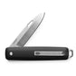 The Ellis ultra slim slip joint folding pocket knife in black + stainless.