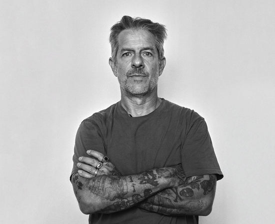 A portrait of Mark Oblow by Arto Saari.