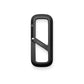 The Madison EDC keychain carabiner in black.