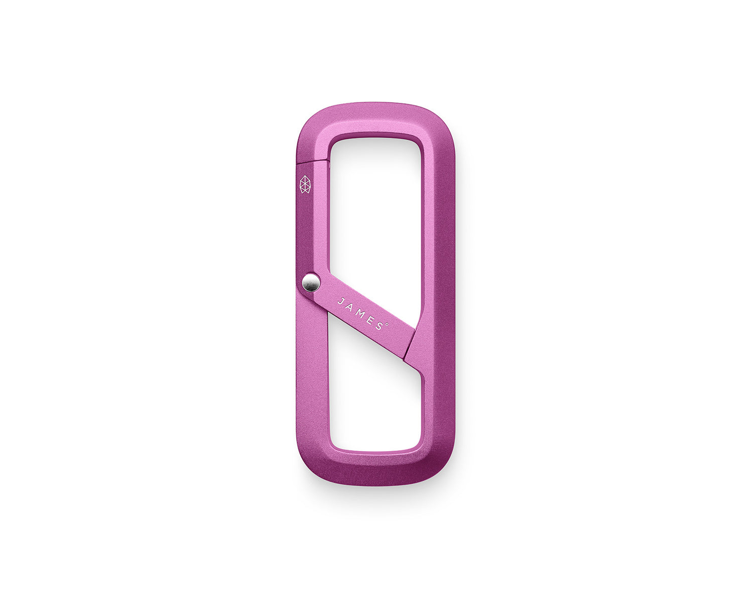The Madison EDC keychain carabiner in purple haze.