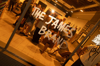 A party at the James Brand headquarters in Oceanside, CA.