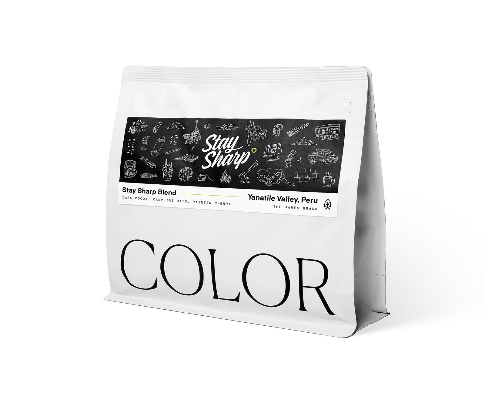 The TJB Stay Sharp coffee blend.