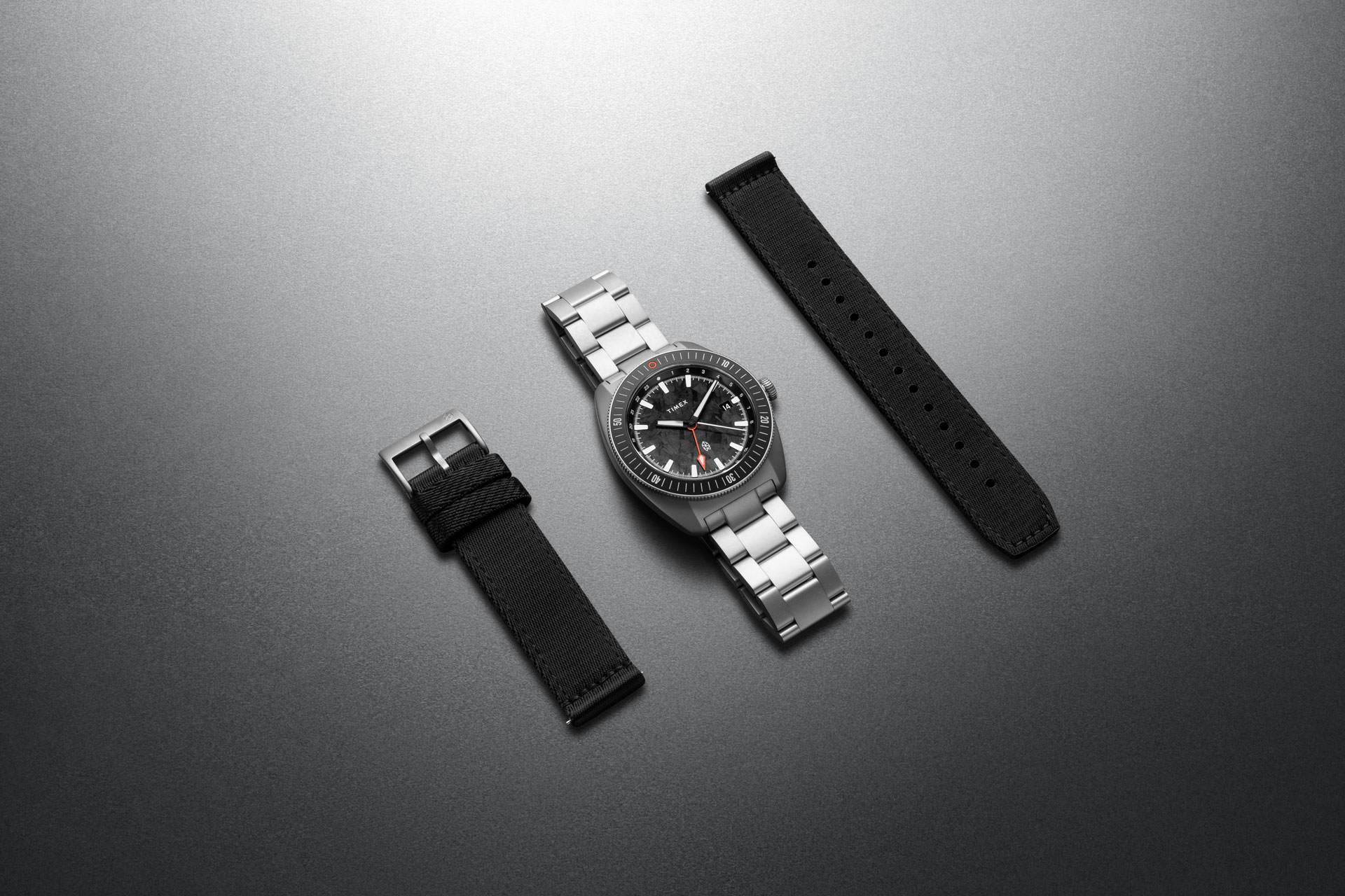 The James Brand × Timex Automatic GMT Watch