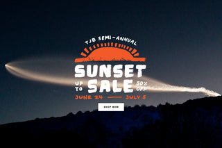 TJB Semi-Annual Sunset Sale. Up to 50% off. June 24th through July 5th. Shop Now.
