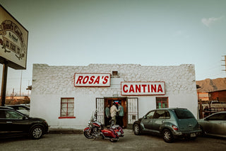 Josh Rosen walking into Rosa's Cantina.