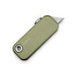 The Palmer knife with OD green colored case.
