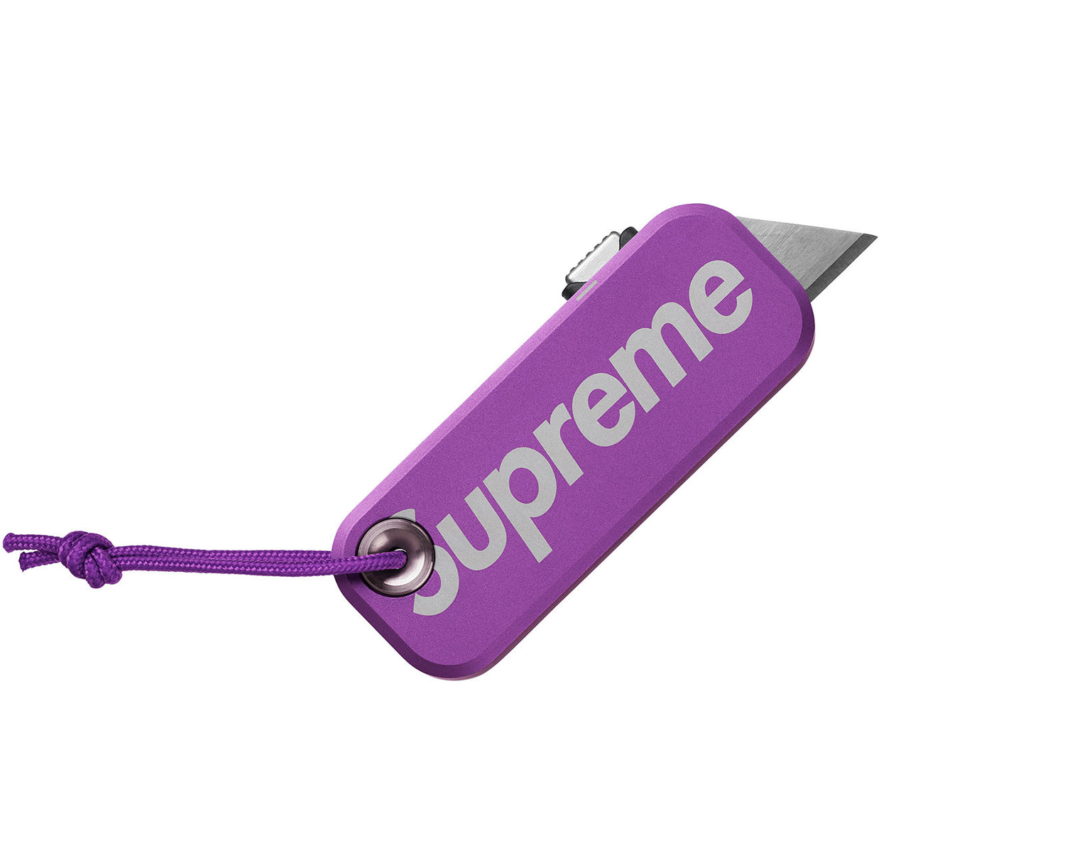 The Palmer Supreme knife with purple case.