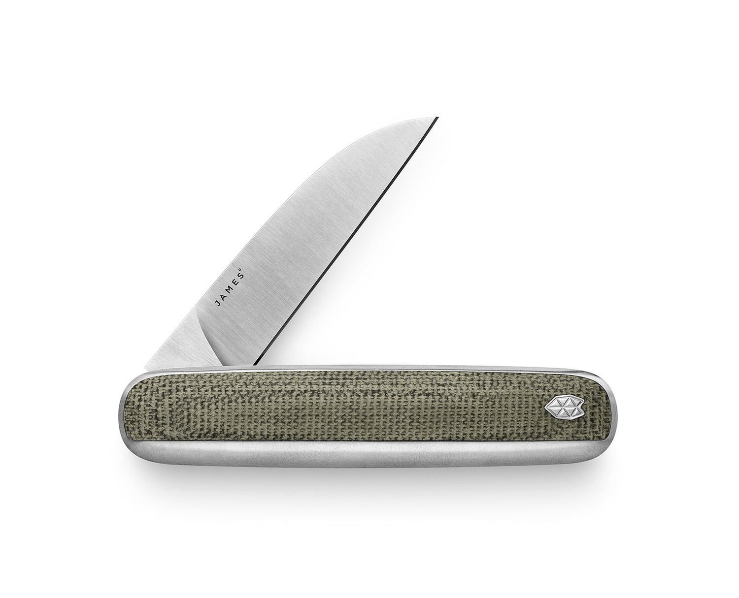 The Pike knife with OD green micarta handle and stainless steel blade