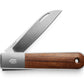The Wayland knife with rosewood handle and stainless steel blade.