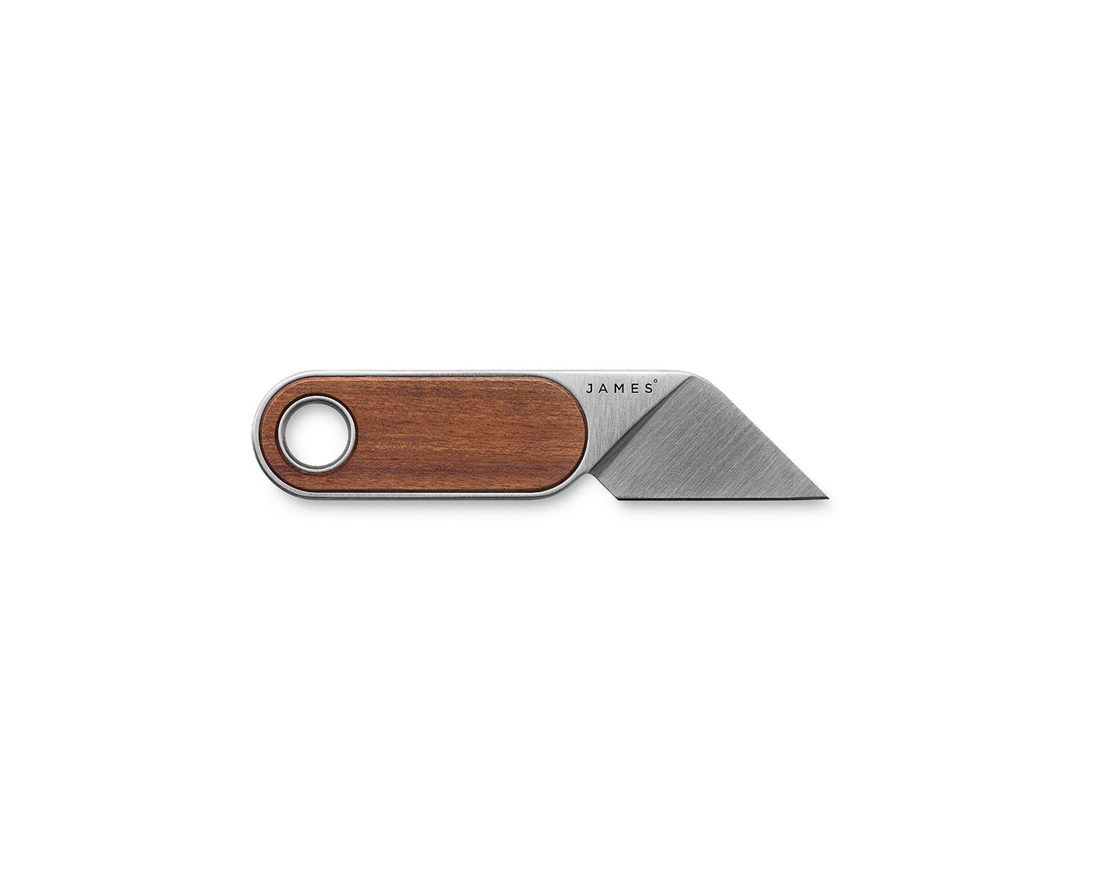 The Abbey knife with rosewood handle and stainless steel blade.